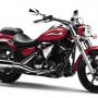 海外空冷クルーザーに新色レッドが追加:YAMAHA XVS950A