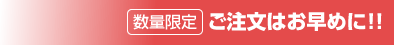 数量限定 ご注文はお早めに!!