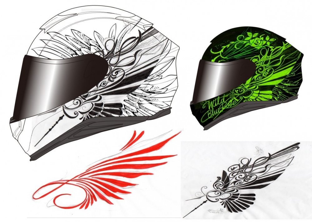 Lady S Bike Kabuto コラボヘルメット製作中 Vol 01 お知らせ レディスバイク