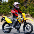 [女性ライダーの足つきチェック] XR230 MOTARD(2008年撮影)