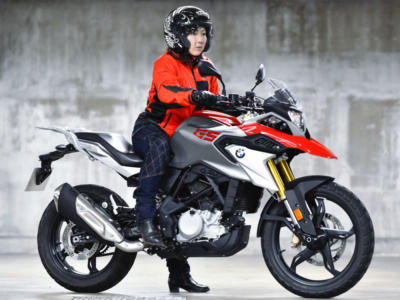 [女性ライダーの足つきチェック] G310GS (2018年撮影)