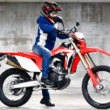 [女性ライダーの足つきチェック]CRF450L(2018年撮影)