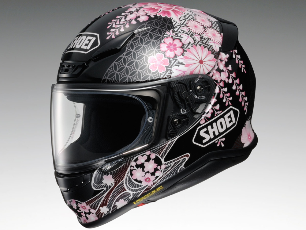 花柄がポイント♪ SHOEIのフルフェイスヘルメット・Z-7に新グラフィックのHARMONICが登場 - バイクトピックス - レディスバイク