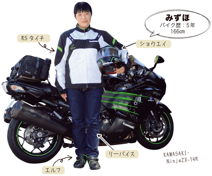 みずほ ＆ KAWASAKI Ninja ZX-14R