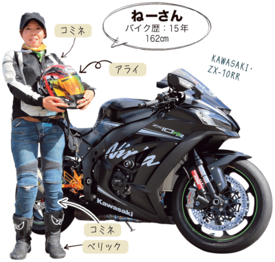 ねーさん ＆ KAWASAKI ZX-10RR