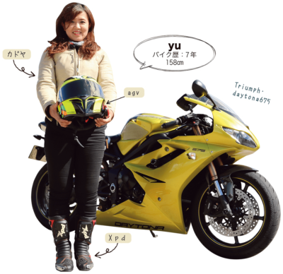 yu ＆ Triumph Daytona 675