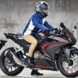 [女性ライダーの足つきチェック]CBR400R(2019年撮影)