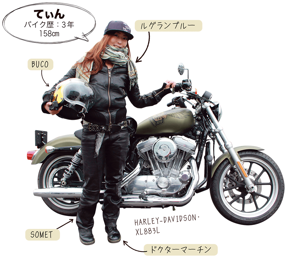 Harley-Davidson／ハーレー 　ハンチング帽　革ジャン•バイク好き