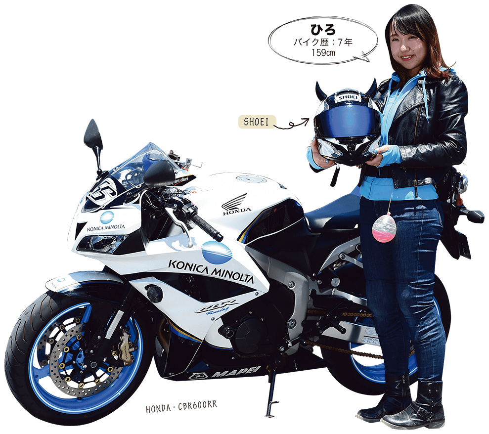 ひろ Honda Cbr600rr 女性ライダースナップ レディスバイク