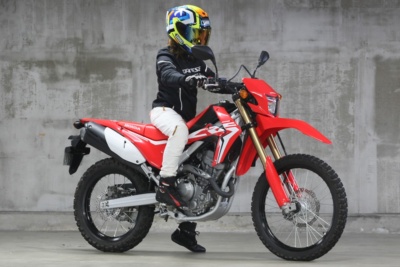 [女性ライダーの足つきチェック]CRF250L(2019年撮影)