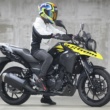 [女性ライダーの足つきチェック]V-STROM250(2019年撮影)