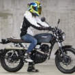 [女性ライダーの足つきチェック]Tiquattro 125 SCRAMBLER(2019年撮影)