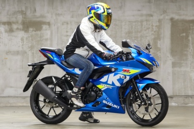 [女性ライダーの足つきチェック]GSX-R125 ABS(2019年撮影)