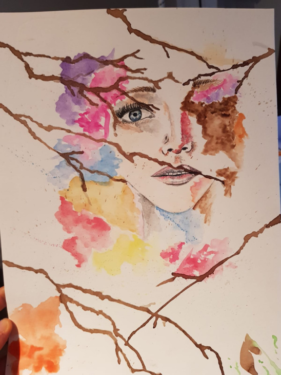 マリア・エレーラ選手（Maria Herrera）・人物画
