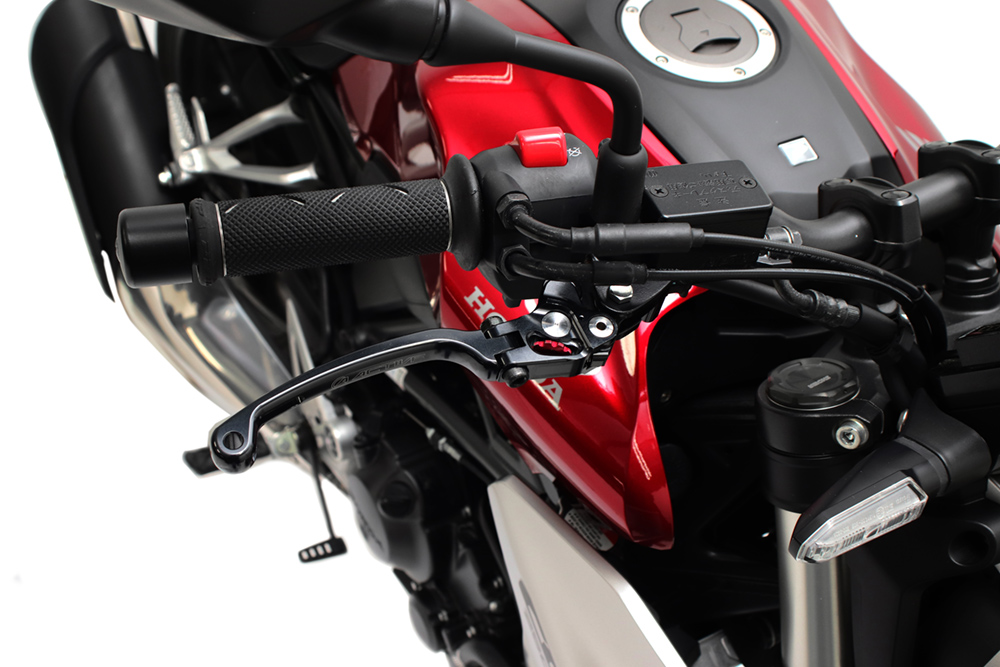 高い精度と細やかな位置調整機能付き Cbr650r 対応アクティブのstfレバー登場 バイクトピックス レディスバイク