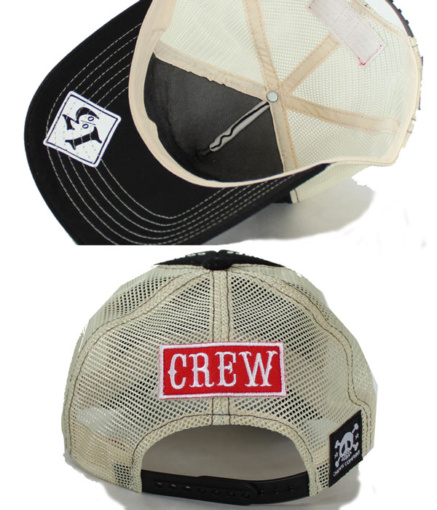 CHIPPS COMPANY チップスカンパニー RIDE&LIVE CAP ブラック×ホワイト