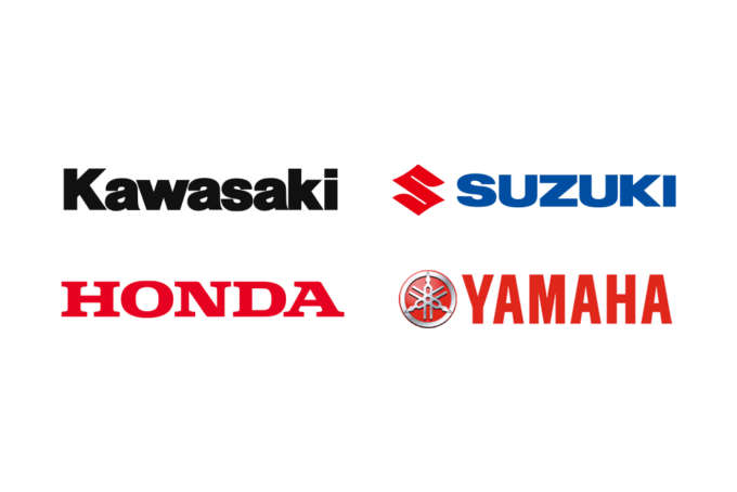 国内バイク4メーカー Kawasaki／SUZUKI／HONDA／YAMAHA