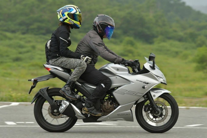 SUZUKI GIXXER SF250 タンデム（タンデマー目線）