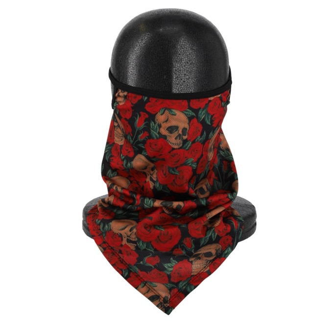 RIDEZ Bandana EarsLoops TBE1065 SKULL1