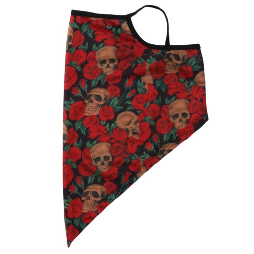 RIDEZ Bandana EarsLoops TBE1065 SKULL1