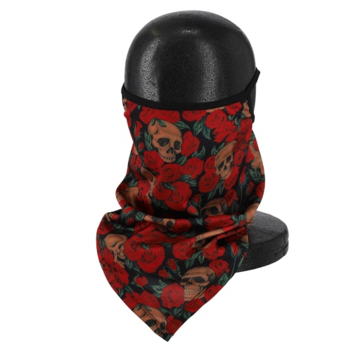 RIDEZ Bandana EarsLoops TBE1065 SKULL1