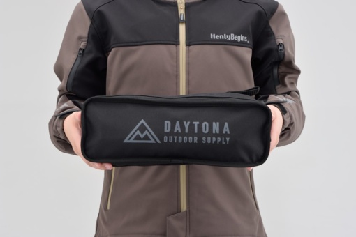 DAYTONA OUTDOOR SUPPLY（デイトナ）コンパクトアウトドアチェア ブラック収納時