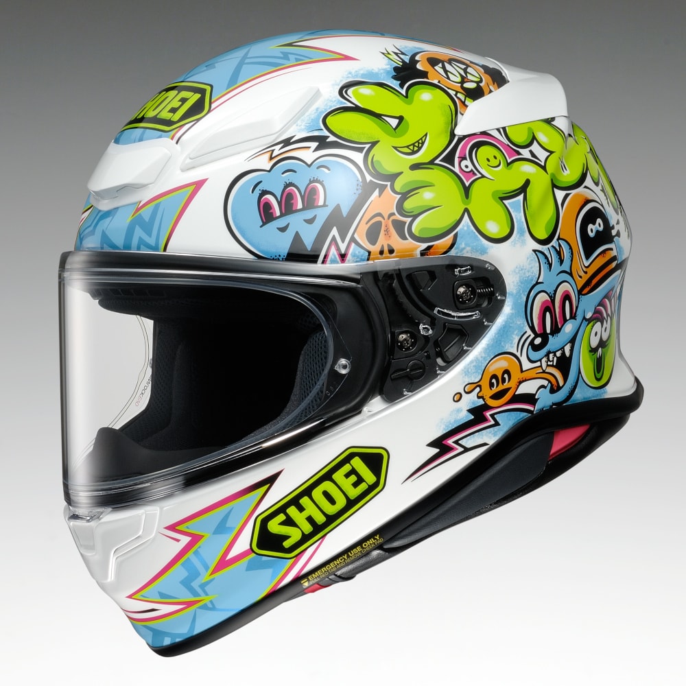 SHOEI Z-8に奇抜でかわいいポップなグラフィックモデル“MURAL”が登場