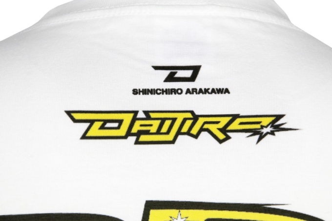 シンイチロウアラカワと「74 DAIJIRO デルタエンタープライズ」とのコラボレーションTシャツ“74 RAINBOW T-SHIRTS”バック