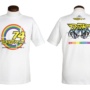 シンイチロウアラカワと「74 DAIJIRO デルタエンタープライズ」とのコラボレーションTシャツ“74 RAINBOW T-SHIRTS”