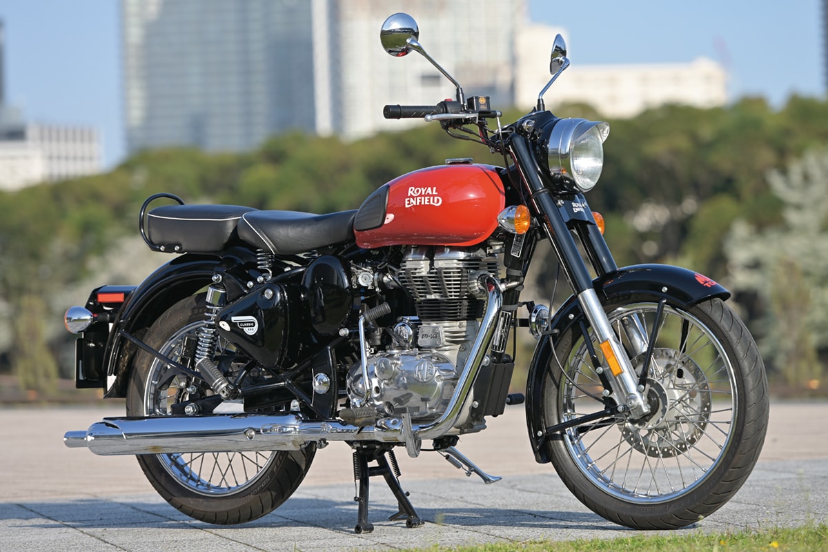 ROYAL ENFIELD CLASSIC500 サイド