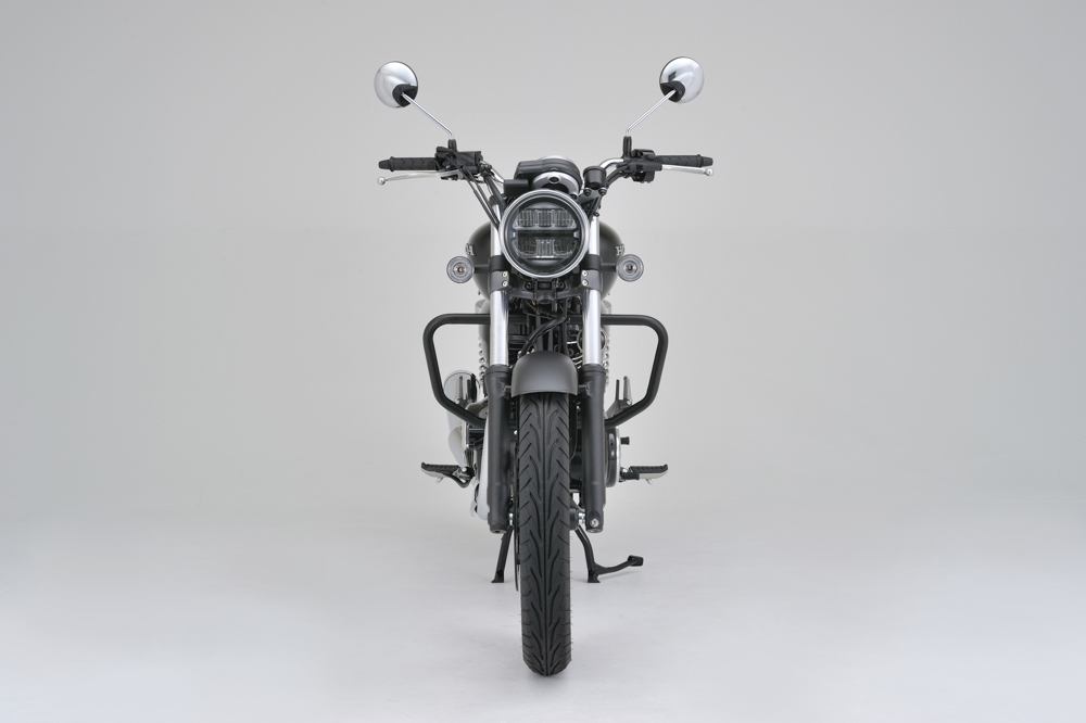 立ちゴケのリスクからバイクを守る！ホンダ・GB350 パイプエンジンガードがデイトナから7月下旬発売！ バイクトピックス レディスバイク