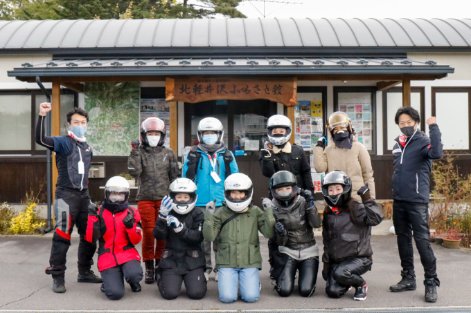 北軽井沢で公道デビュー☆1泊2日レンタルバイクツアー レポート 集合写真