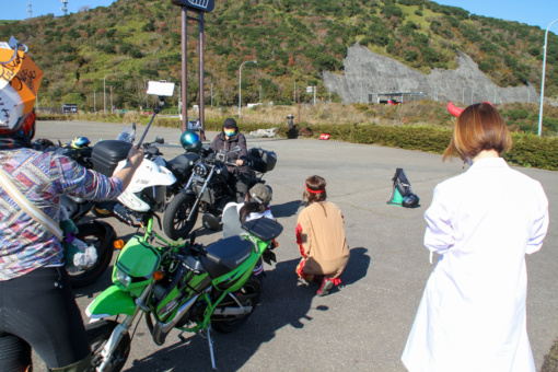 バイク女子部ハロウィンミーティングinバイカーズパラダイス南箱根