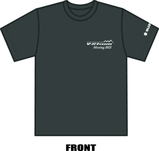 Vストロームミーティング2021 オリジナルTシャツ(FRONT)