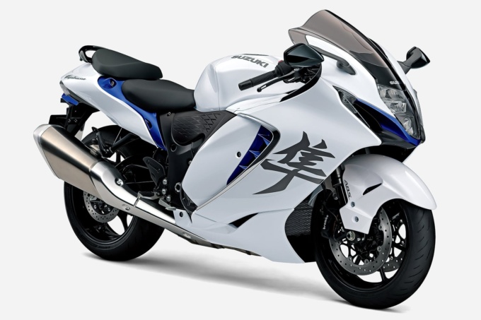 SUZUKI HAYABUSA（2022年モデル）ブリリアントホワイト×パールビガーブルー