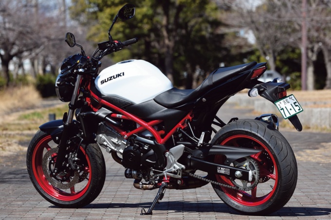 SUZUKI SV650 ABS 左7:3ビュー