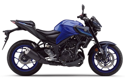 YAMAHA MT-25（2023年モデル）ディープパープリッシュブルーメタリックC